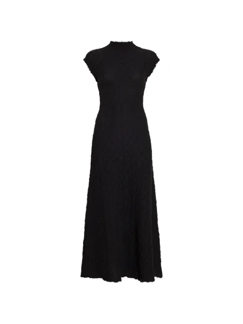 Proenza Schouler White Label Cleo jersey jacquard midi dress Black WL2643705JC199