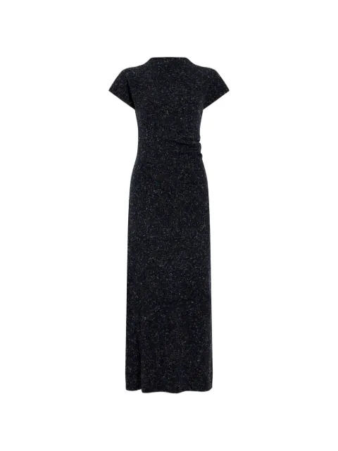 Proenza Schouler Abie dress in Donegal knit Black R2647429KW213