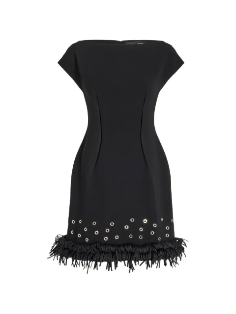 Proenza Schouler Grazziela dress in matte double crepe Black R2643019BY116