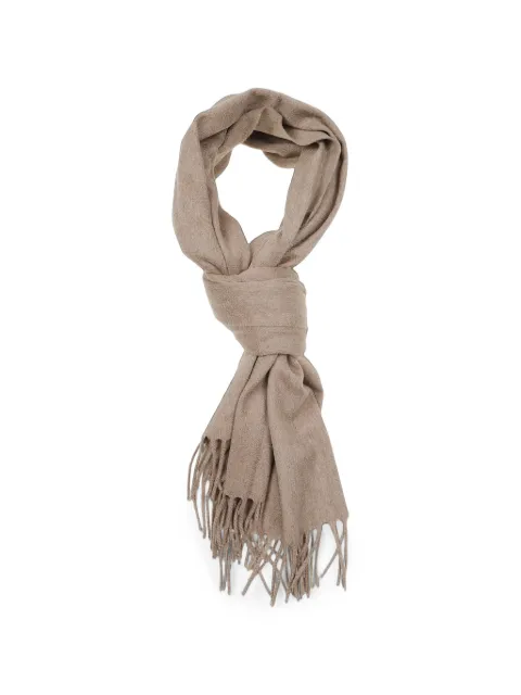 Lardini fringed cashmere scarf Neutrals CNSC100CN67177
