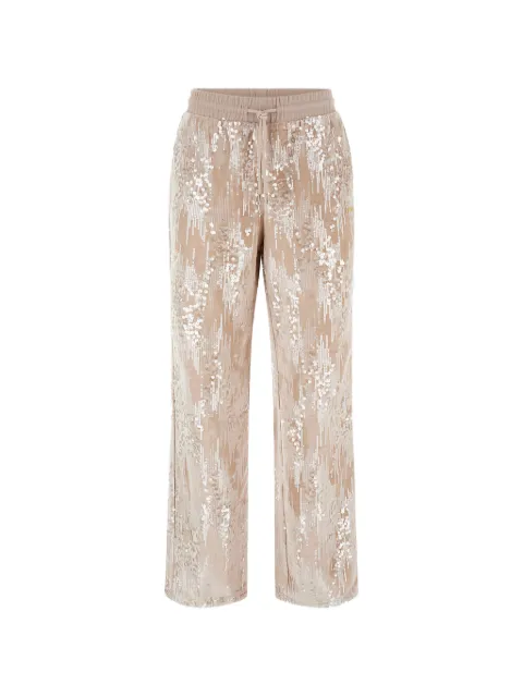 GUESS USA sequin-embellished trousers Neutrals V5BB01K1922
