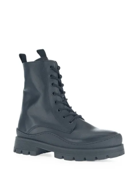 GABOR lace-up leather boots Blue 92855