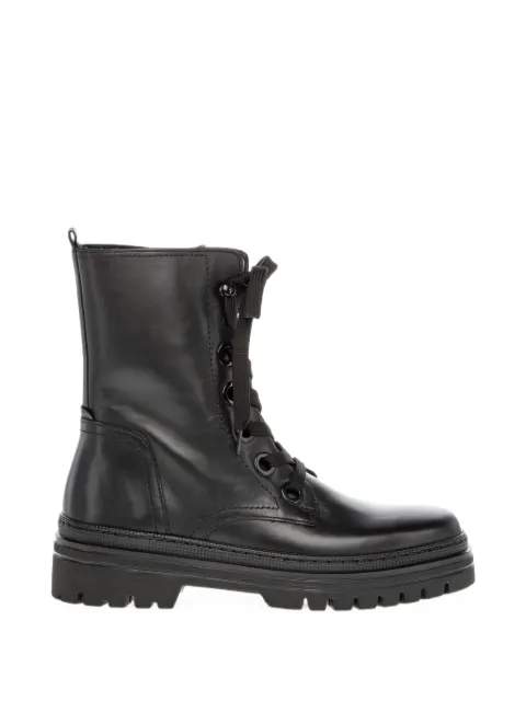 GABOR lace-up combat boots Black 91721