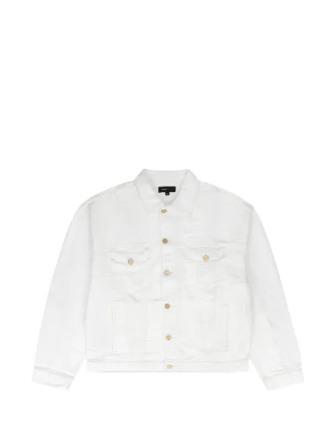 Purple Brand jacquard denim jacket White P027JRSO124