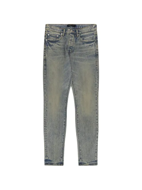 Purple Brand Sunshine Coated skinny jeans Blue P001SUCI125