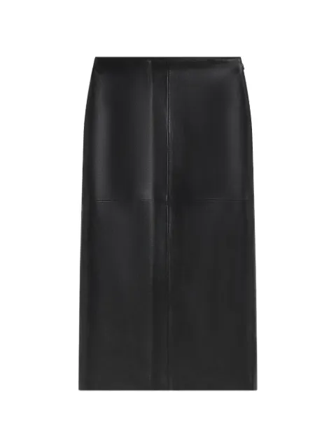 AGOLDE Hikson recycled calf leather skirt Black A30811285