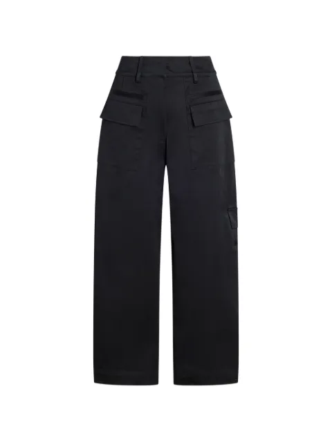 Proenza Schouler White Label Talla cotton-twill cargo pants Black WL2646326AC115S