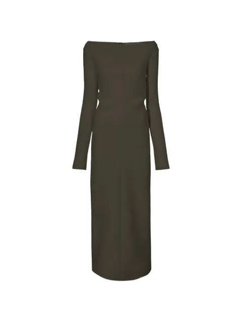 Proenza Schouler Yara dress in bi-stretch suiting Green R2643030AW175