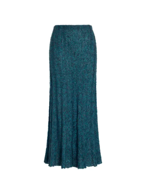 Proenza Schouler Joelle skirt in looped mohair Blue R2647409KW214