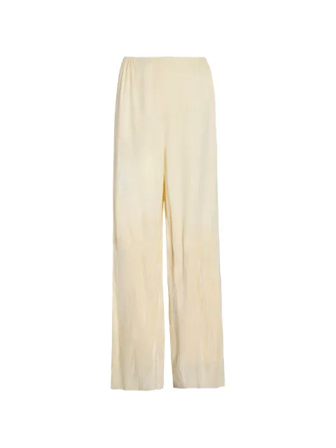 Proenza Schouler White Label Meadow crushed-velvet trousers Neutrals WL2646284BY385