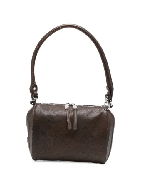 Diesel logo-embossed barrel shoulder bag Brown X10737P9146