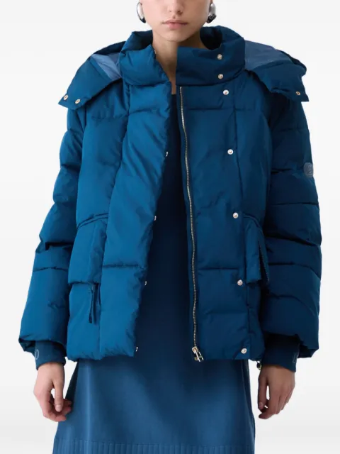 LIU JO oversized jacket with hood Blue TF6124TS72A