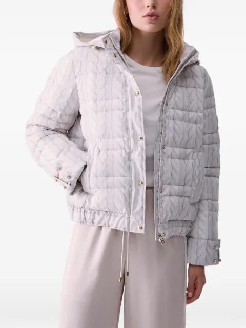 LIU JO printed nylon jacket White TF6007T668A