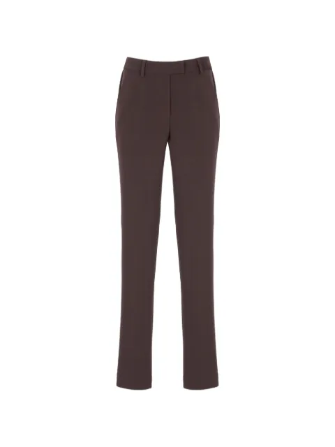 Alberto Biani straight-leg tailored trousers Brown CC837AC003061