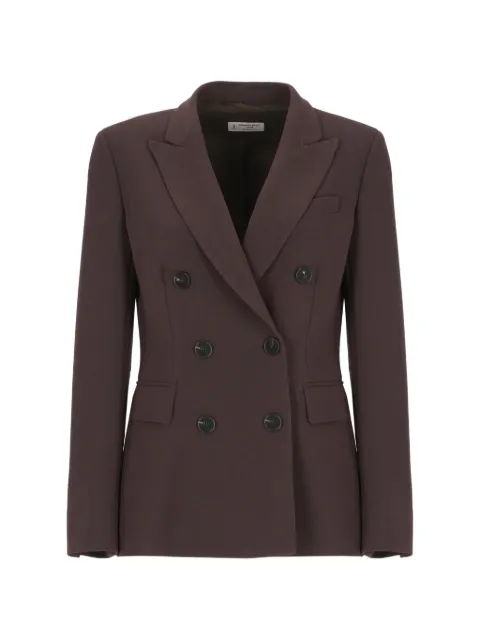 Alberto Biani double-breasted blazer Brown II821AC003061