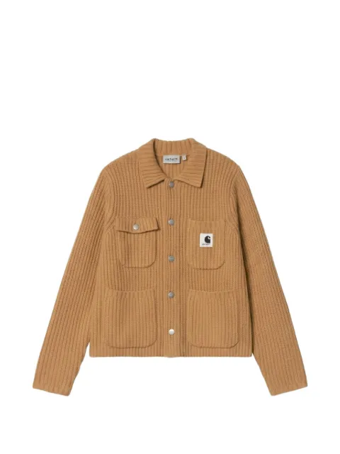 Carhartt WIP Michigan rib-knit cardigan Neutrals I035379