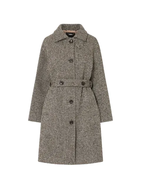 LIU JO wool coat with belt Brown CF6221T868A