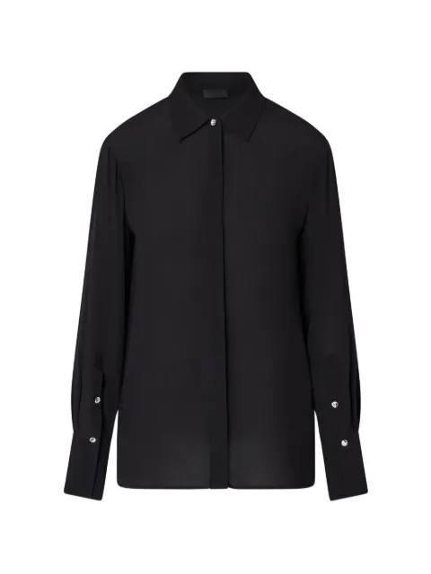 LIU JO crepe de chine shirt Black CF6207T2578