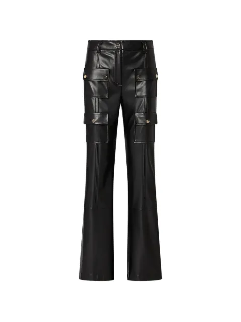 LIU JO coated fabric trousers Black CF6198E0624