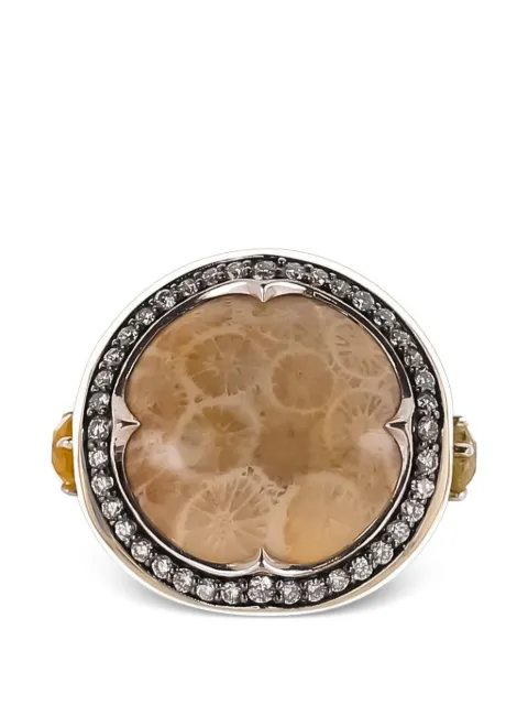 Parulina coral diamond ring Gold R486