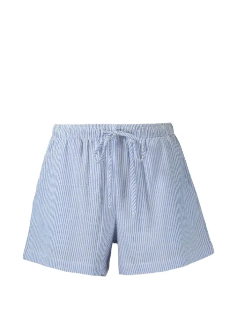 The Lady And The Sailor striped Flutter mini shorts Blue FS2026BLUWHT