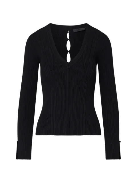 LIU JO V-neck jumper Black CF6293MS99E