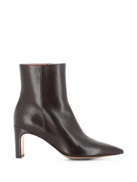 Tassinari pointed-toe leather ankle boots Brown A240AFRICA