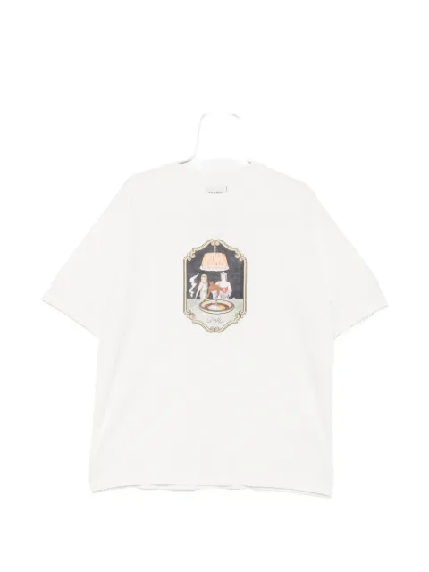 Drôle De Monsieur graphic-print T-shirt White MTS355CO002