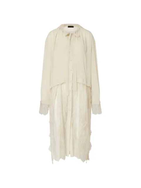 LIU JO long-shirt with lace details Neutrals CF6220T866A