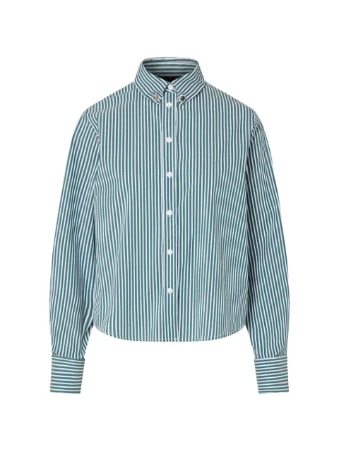 LIU JO striped shirt Green CF6195T796A