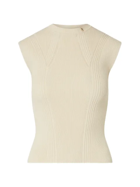 LIU JO knitted top Neutrals CF6100MS99E