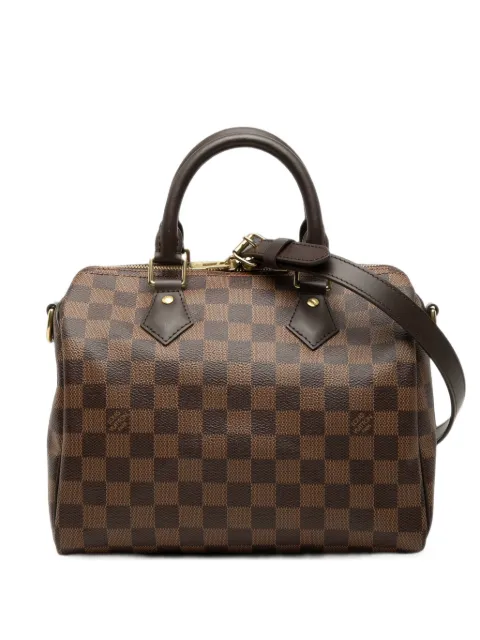 Louis Vuitton Pre-Owned 2011-2026 Damier Ebene Speedy Bandouliere 25 satchel Brown RBEPNMU3P46438SI