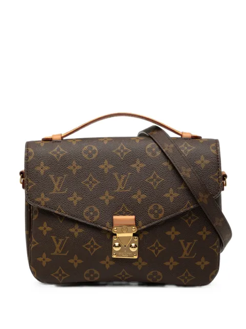 Louis Vuitton Pre-Owned 2020 Monogram Pochette Metis satchel Brown B0869602C9LJF1DF