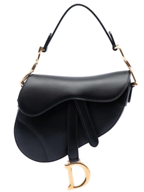 Christian Dior Pre-Owned 2018 Mini Smooth Calfskin Saddle Bag satchel Black N3JHKSFUGGXX6YIY