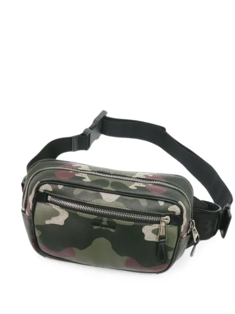 Burberry Pre-Owned 2021-2026 Coated Canvas Camouflage belt bag Green RYUVU6WQM3S5D4U0