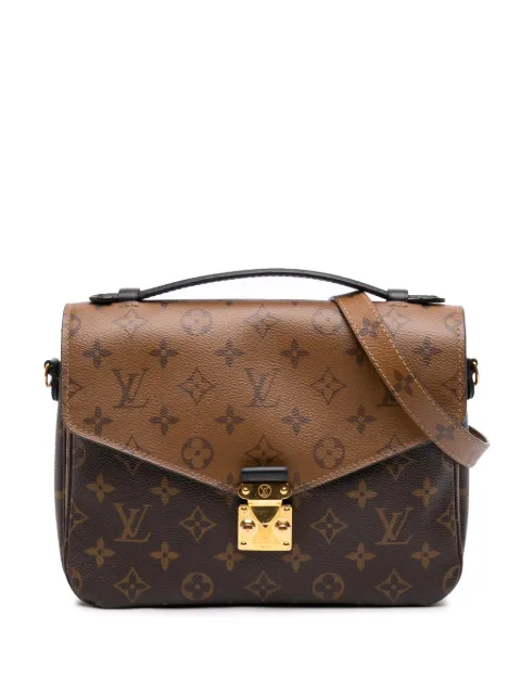Louis Vuitton Pre-Owned 2018 Monogram Reverse Pochette Metis satchel Brown 66Q2AEDP5V8CSUNS