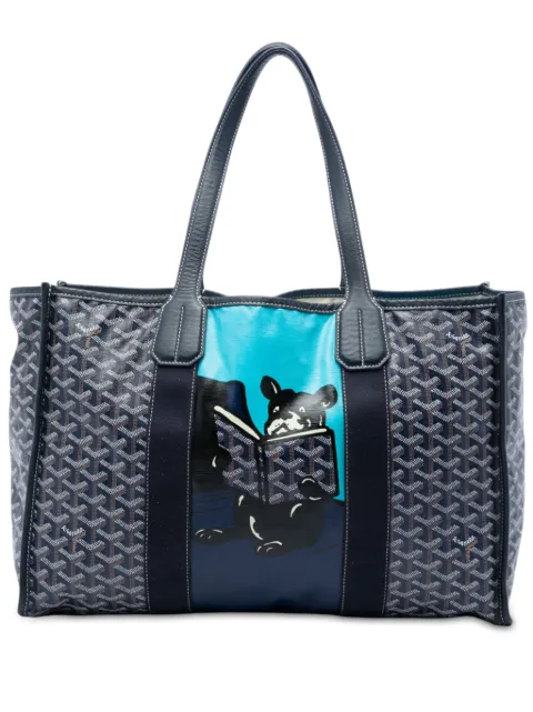 Goyard Pre-Owned 2020 Goyardine Villette MM tote bag Blue 86BR029ZNF2O54OK