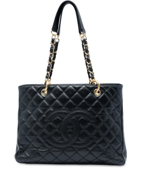 CHANEL Pre-Owned 2008-2009 Caviar Grand Shopping tote bag Black CQOCQXQ1UPY90MUO
