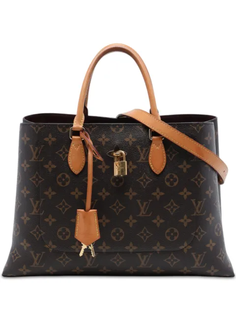 Louis Vuitton Pre-Owned 2018 Monogram Flower Tote satchel Brown 2JT4XEZCEHI4N555
