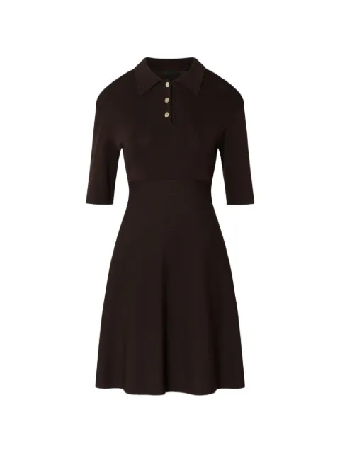 LIU JO short knit dress Brown CF6098MS55N