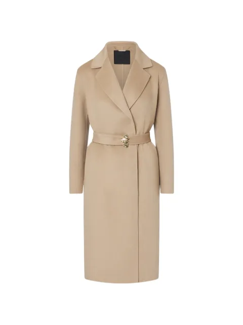 LIU JO long coat with jewel embroidery Neutrals CF6014T677A