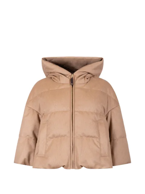 Max Mara The Cube reversible hooded jacket Brown 9486115600