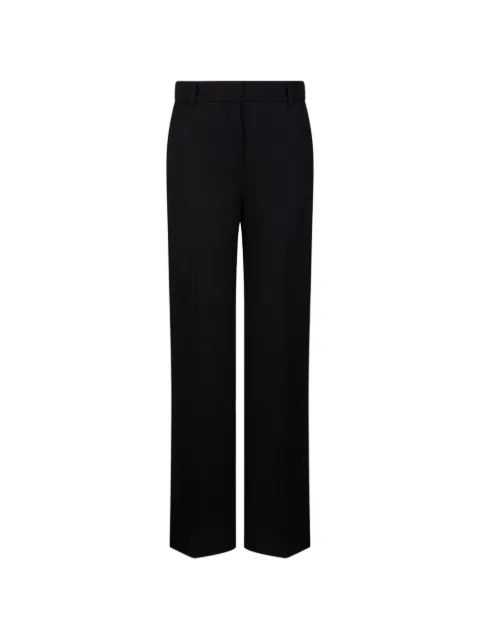 'S Max Mara pressed-crease straight-leg trousers Black 9786053600