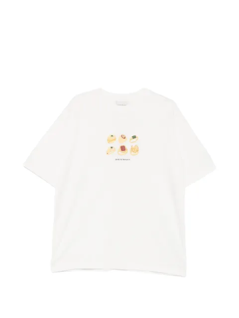 Drôle De Monsieur graphic-print T-shirt White MTS341CO002