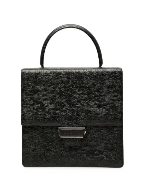 Loewe Pre-Owned 20th Century Textured Leather Top Handle Bag satchel Black LKRG2D3KLTCSXKJ4