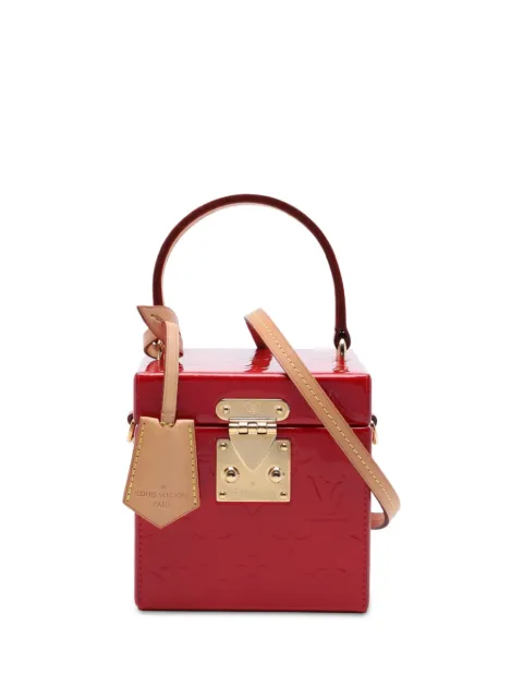 Louis Vuitton Pre-Owned 2019 Monogram Vernis Bleecker Box vanity bag Red 428B005HUXVL2S8C