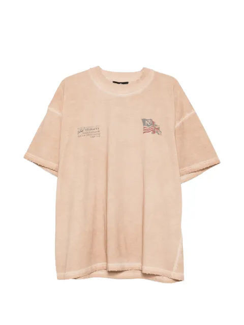 Represent graphic-print distressed T-shirt Neutrals MLM10091025