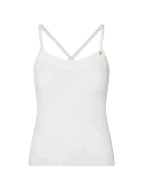 LIU JO cross-back knit top White CF6026MA77Q