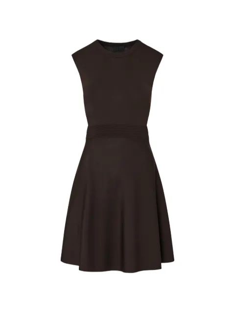 LIU JO knit dress with lace detail Brown CF6005MS55N