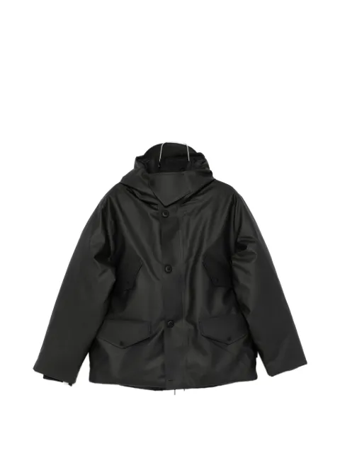 Rains hooded-padded jacket Black 21530